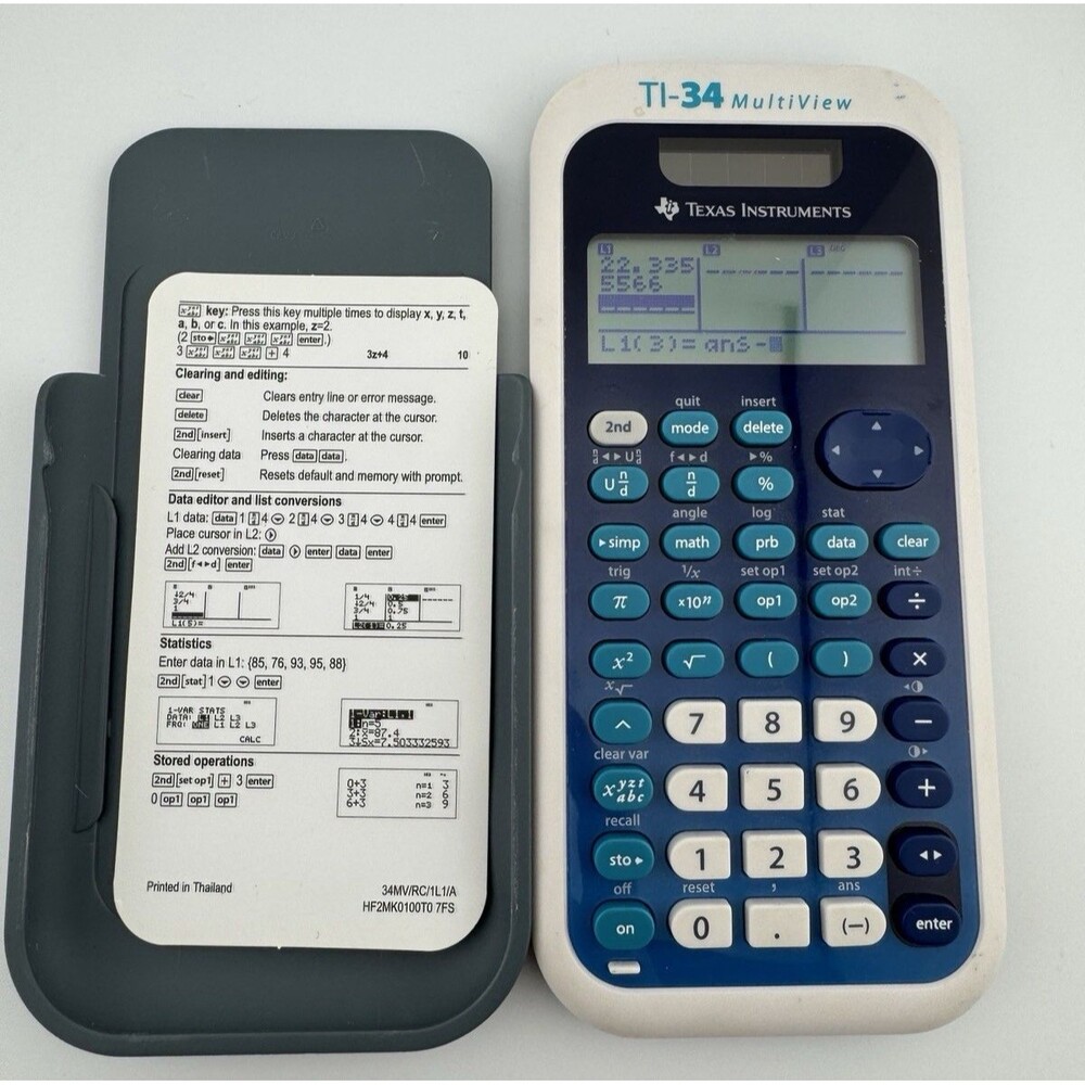 Texas Instruments TI-34 Multiview Scientific Calculator - Picture 2 of 5